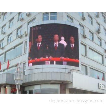 P10 IP65 5000 - 9500K Iron Advertising Outdoor Full Color V